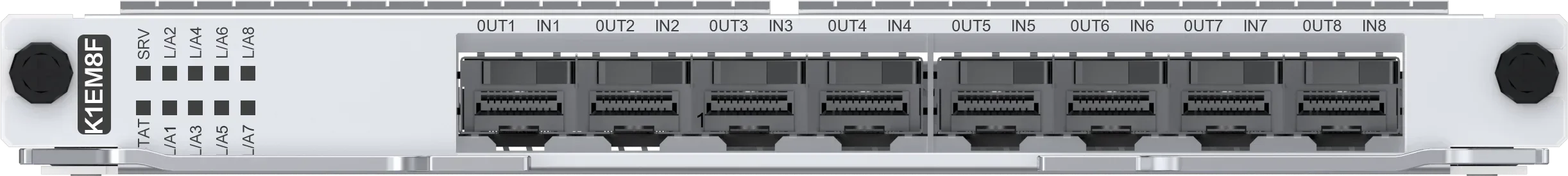 2025 معدات اتصالات الشبكة PTN970 K1EM8F 8-Way USB GE/FE لوحة الواجهة البصرية