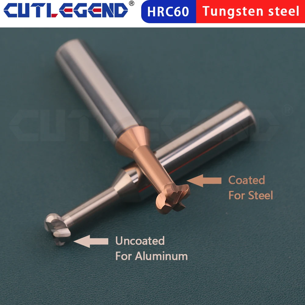 Radius Corner T Slot End Mill CNC Carbide Cutter Concave Arc Machining Steel Aluminum Tool 3mm 4mm 6mm 8mm 10mm R0.5 R1 R1.5 R2