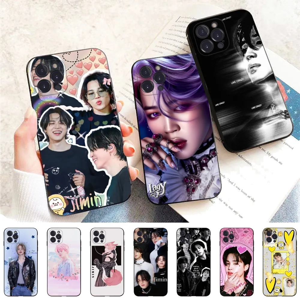 Korea singer J-Jimin Phone Case For iPhone 15 14 13 12 Mini 11 Pro XS Max X XR SE 6 7 8 Plus Soft Silicone Cover