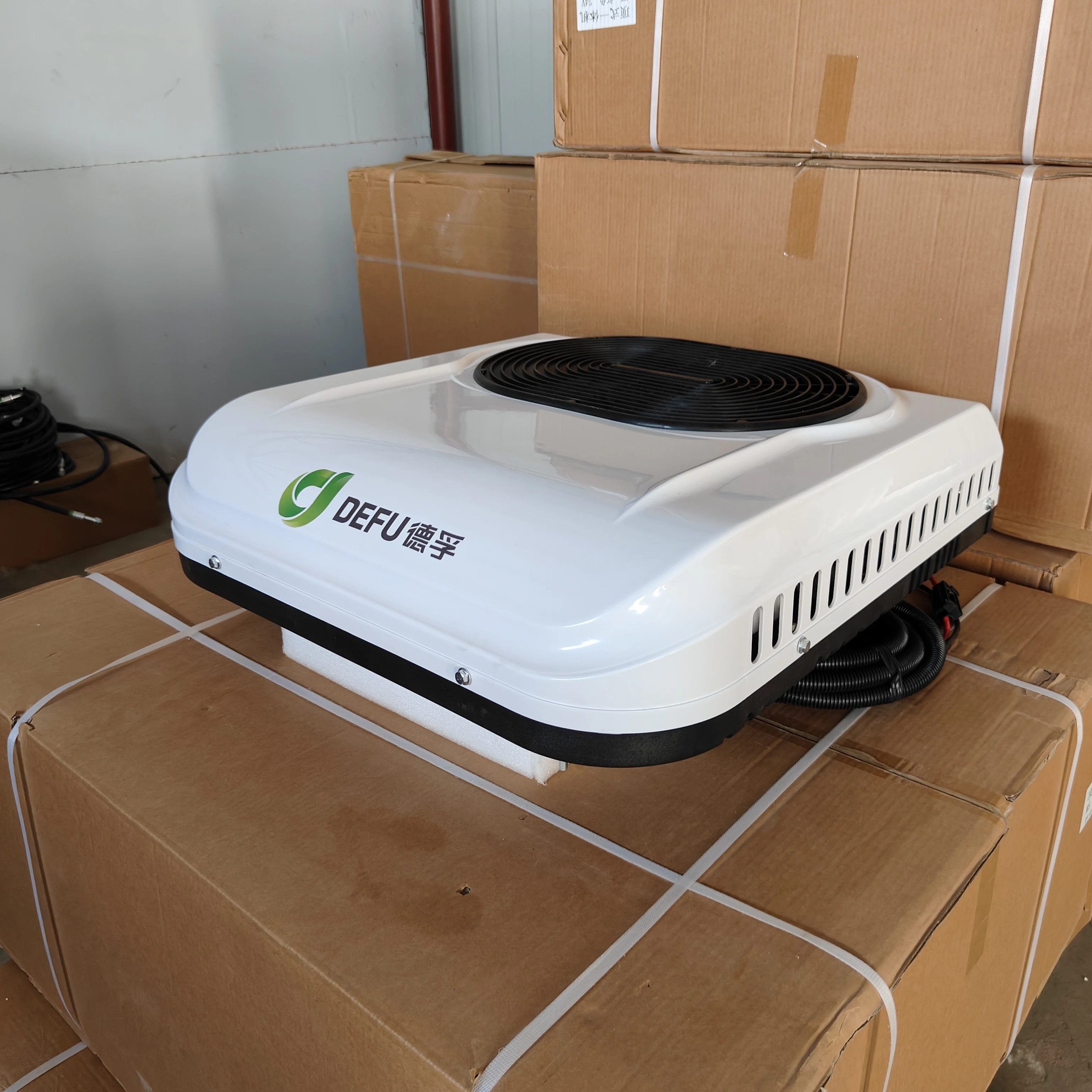 الكل في واحد سقف كليما 12 فولت مكيف الهواء 12000 وحدة حرارية بريطانية مكيف هواء للسيارة لشاحنة تخييم #2