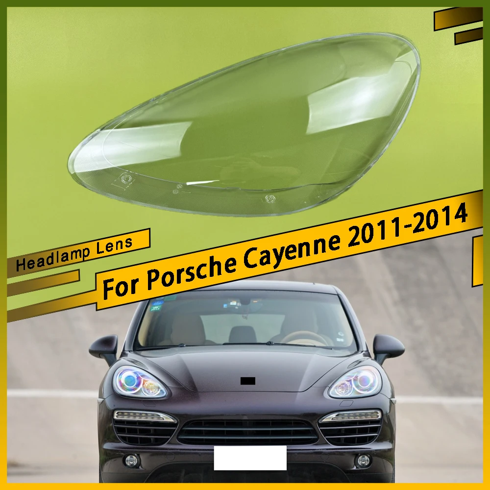 

Car Front Headlamp Lens Replacement Auto Shell Cover Transparent Lampshade Bright Lamp For Porsche Cayenne 2011 2012 2013 2014