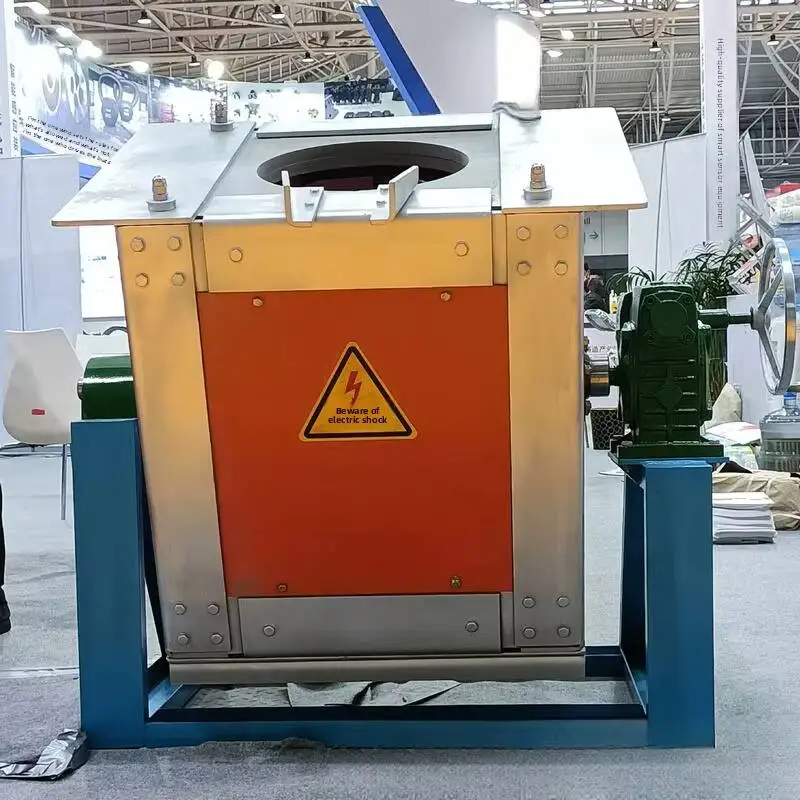 

Печь для плавки металлов (железа, нержавеющей стали) среднечастотная, 100-200 кг, с медным нагревательным элементом, от производителя