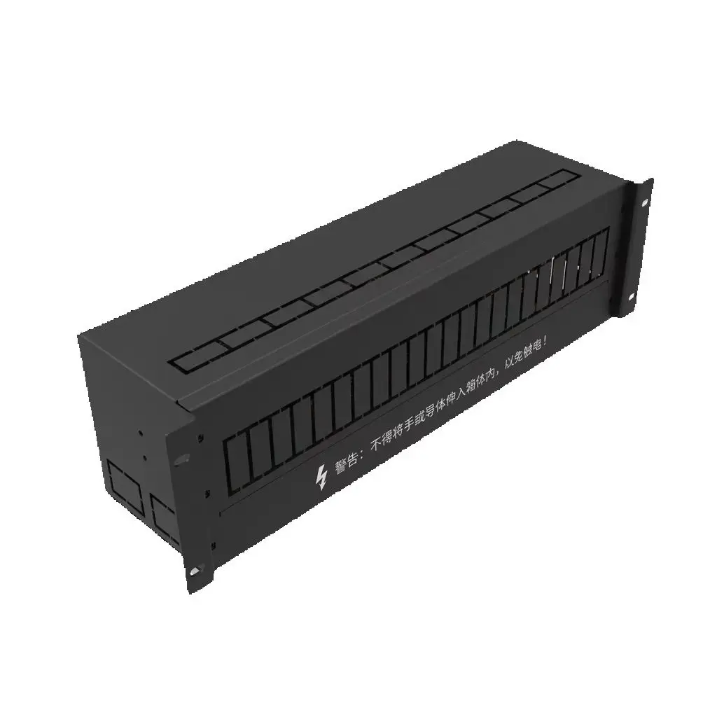 3U Rackmount AC Power Distribution Unit Box - Heavy Duty 22-Way Circuit Breaker Enclosure for Server Room, UPS, Telecom Cabinets