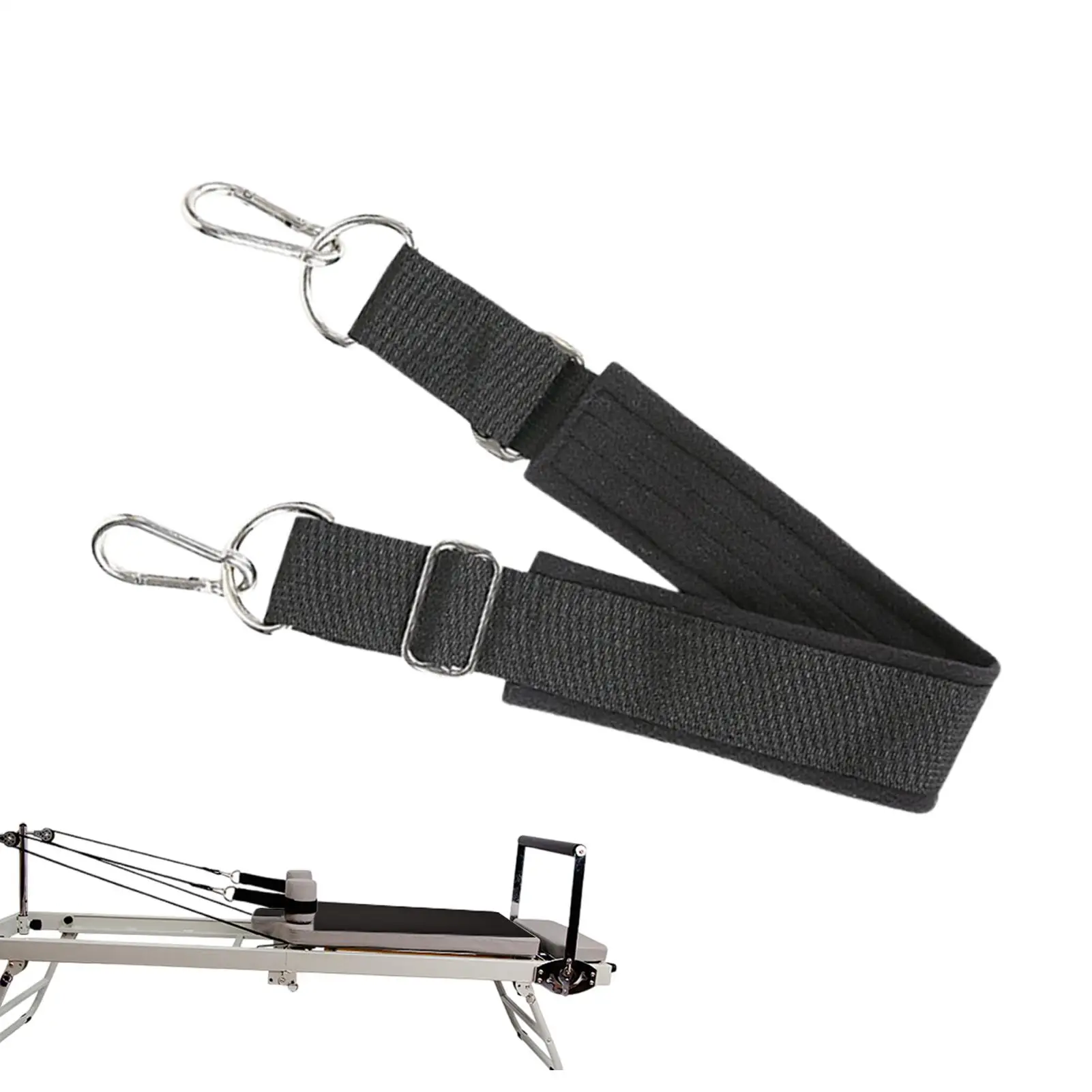 Sangle de pied double boucle épaissie antidérapante réglable pour Reformer Yoga Pilates, idéale pour la maison, la salle de sport, le studio et l'hôtel