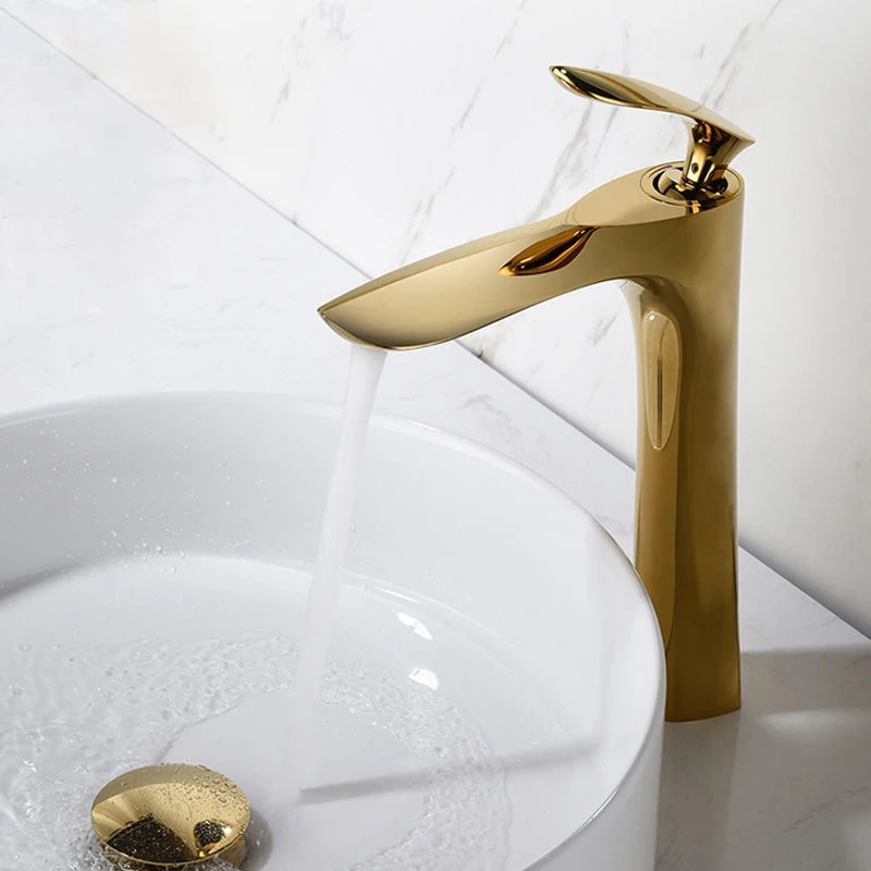 gold-chrome-maple-leaf-basin-faucet-hot-and-cold-single-handle-tall-bathroom-sink-mixer-tap-360°-swivel-for-vessel-washbasin