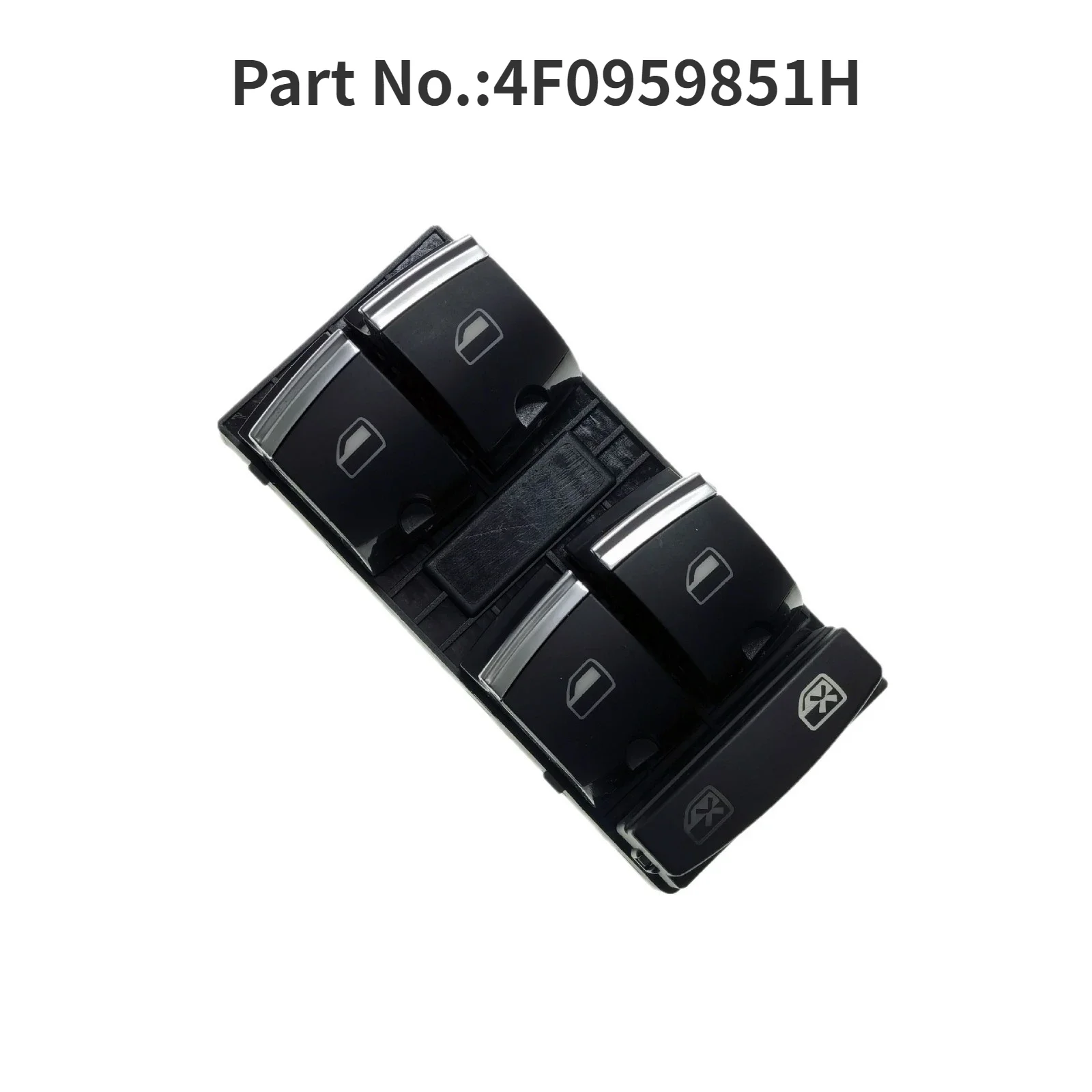 4F0959851H Electric Master Power Window Switch 10Pin for Audi A3 8P1 S3 Q7 4LB Quattro