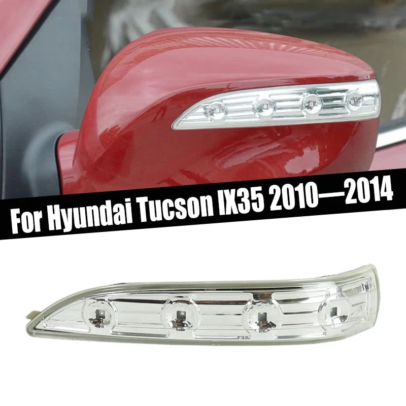 Para hyundai tucson ix35 2010 2011 2012 2013 2014 espelho retrovisor lateral do carro led turn signal lâmpada luz 876142s200 876242s200