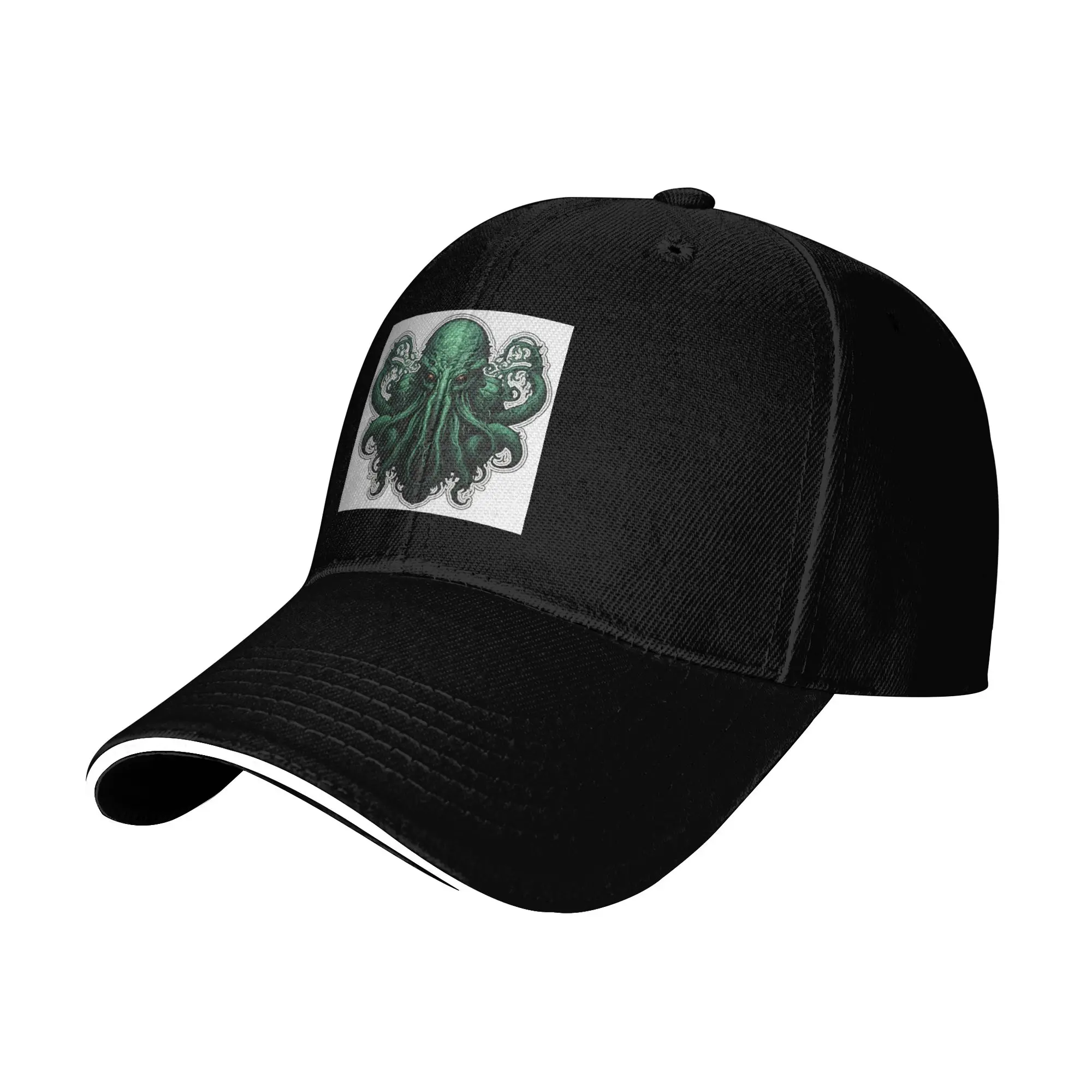Cool H.P. Lovecraft The Call of Cthulhu Cap Casual Baseball Caps Adjustable Hat Hip Hop Summer Unisex Baseball Hats Customizable