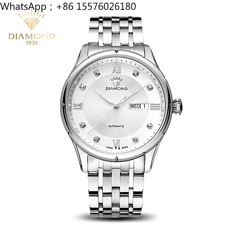 Watches Boys'  Fully Automatic Mechanical Men's Business Leisure Back ThroughGive Father
