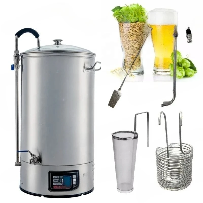 30L 40L 50L 60L 70L Craft Beer Brewing System, All-in-One Micro Brewery Equipment for Home Use, Stainless Steel Brew Kit