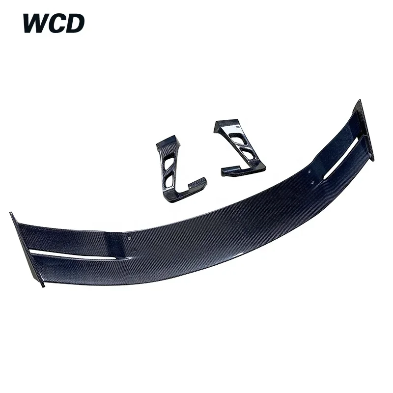 For Audi TT TTRS Carbon Fiber Rear Spoiler Racing Spoiler Wing with hole cut Universal racing spoiler S3 S5 R8 Universal