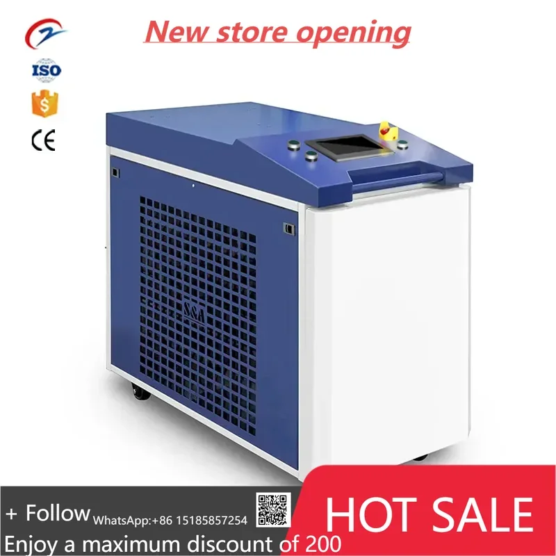 Water Cooling 3000W 2000W 1500W Fiber Laser Rust Oil Remover Cleaners Laser Cleaning Machine for Metal Aluminum