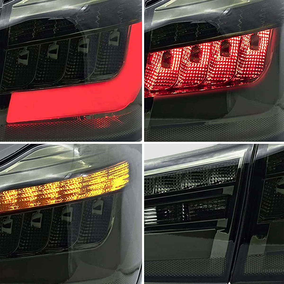 Car Accessories LED Smoked Tail Lights For 2012-2018 Mitsubishi ASX / Out Lander Sports LED Running lights Turn Signal