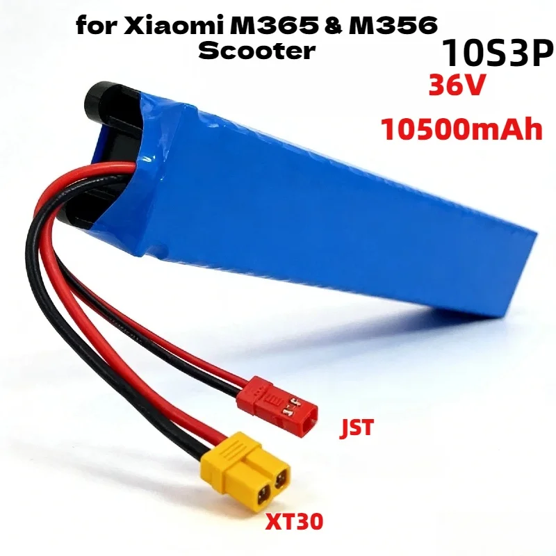 

36 В 10,5 Ач 10S3P Водонепроницаемый литий-ионный аккумулятор-блок питания Сменный аксессуар для скутера Xiaomi M365 и M356 Большая емкость Прочный