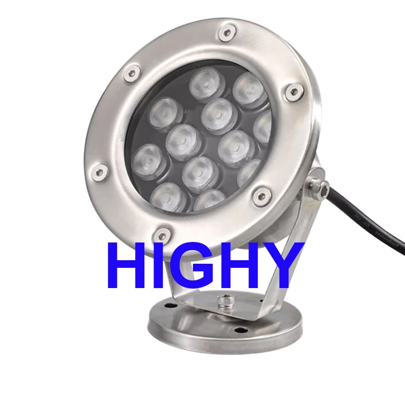 IP68 LED Underwater Light 3W 6W 9W 12W 18W 24W 36W RGB Night Lamp Outdoor Garden Swimming Pool Party Landscape DC 12V 24V