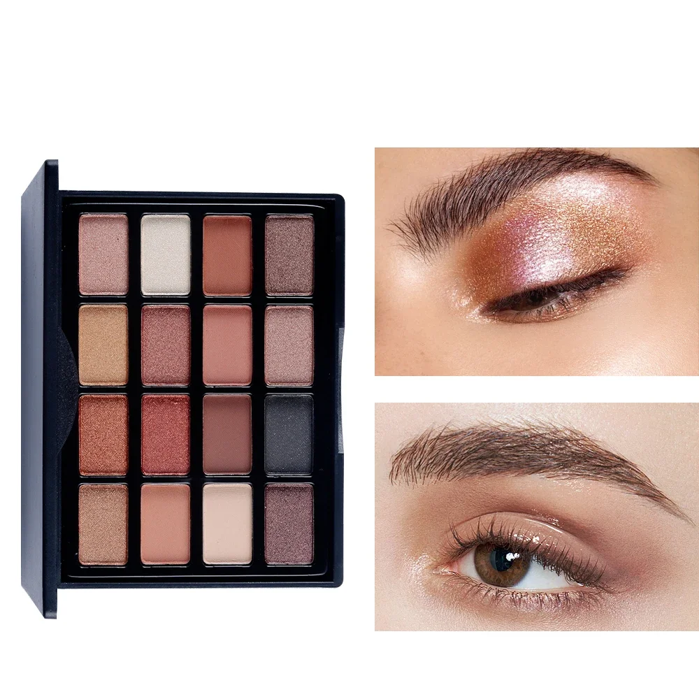 POPFEEL Augen-Make-up-Set, Make-up-Set, Mini-Make-up-Set, Eey Shadow Palette, Augenbrauen, Mascara, Eyeliner