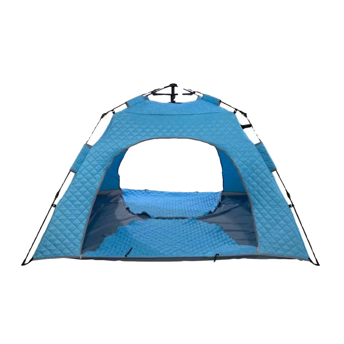 Adult children's winter indoor cotton tent warm and cold-proof automatic bed tent windproof and thermal insulation thickened