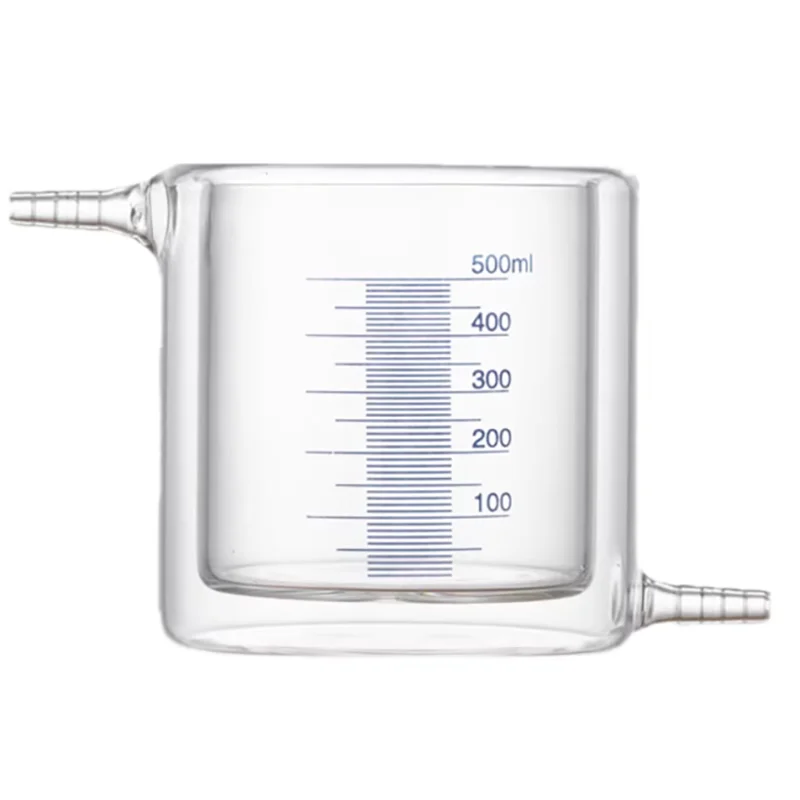 

500ml glass jacketed beaker double-layer beaker photocatalytic reactor