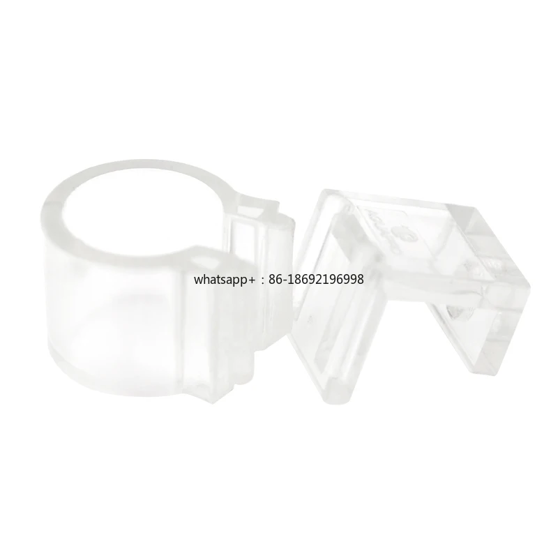 Fish Tank Split Type Inlet and Outlet Water Pipe Fixing Clip Fixing Frame Fixed Feeding Tank Pipe Clip Transparent PC Material