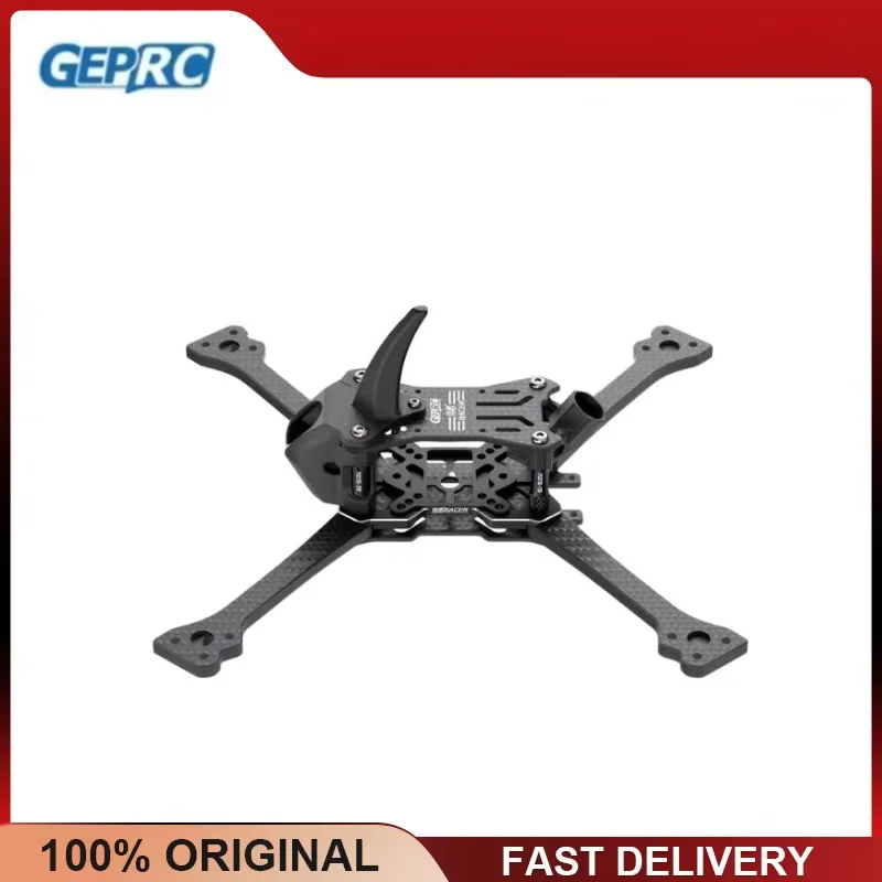 3D Shark Fin 7075 Aviation Aluminum Alloy Frame Brace Replacement Part for GEPRC Racer FPV Quadcopter DIY Drone