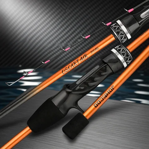 Johncoo cuttlefish fishing rod 1.5m one section with titanium tip 43g light casting Boat fishing rod Oscart air rod