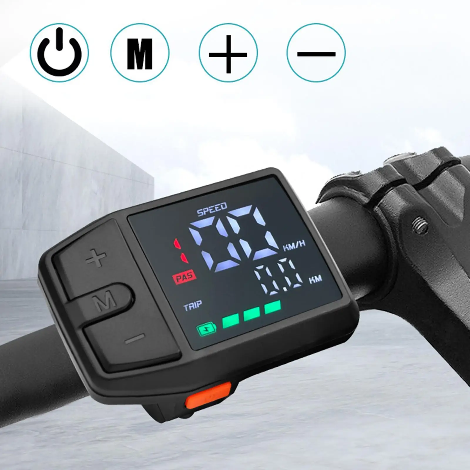 

E Bike LCD Display Display Meter 5Pins Practical Waterproof Multiuse Electric
