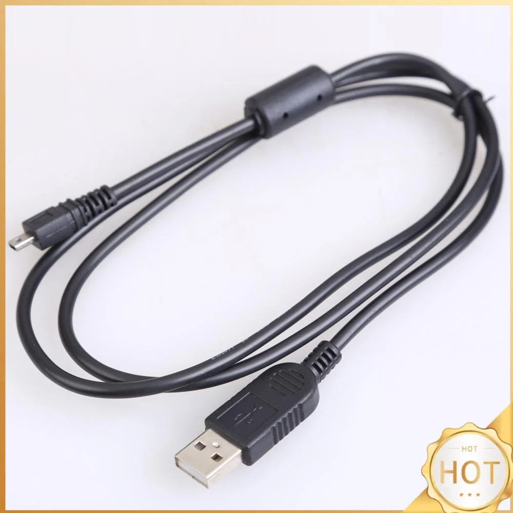 1m USB Cord Camera Parts 8 Pin USB To PC Data Cable Cord Replacement Accessories for Nikon Olympus Pentax Sony Panasonic Sanyo