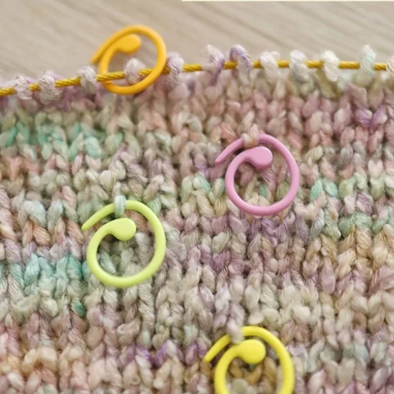 20/200x حلقات ماركر خياطة معدنية ماركر الكروشيه قفل الملونة خياطة خواتم ماركر الحياكة الكروشيه اكسسوارات #6