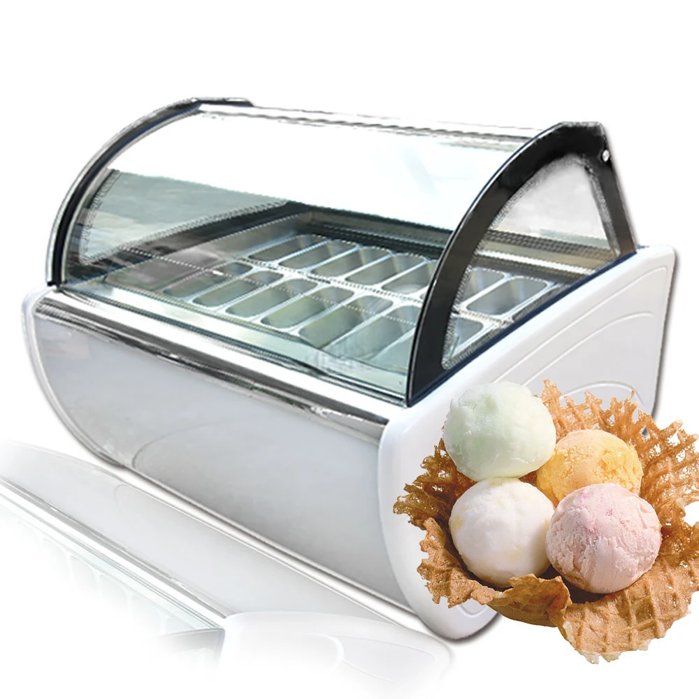 

Professional Customized Ice Cream Display Refrigerators Freezer Fridge Ice Cream Freezer