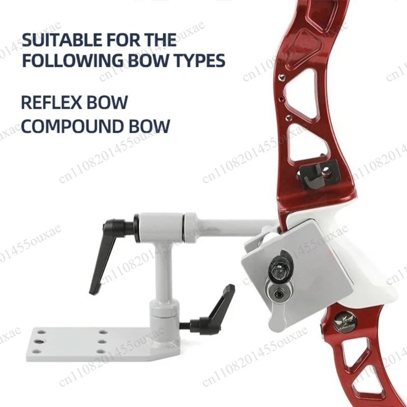 Metal Compound Bow Tuning Stand Multi Angle Adjustable Bow Vise Outdoor Archery Equipment For Bow Debugging Repair Work