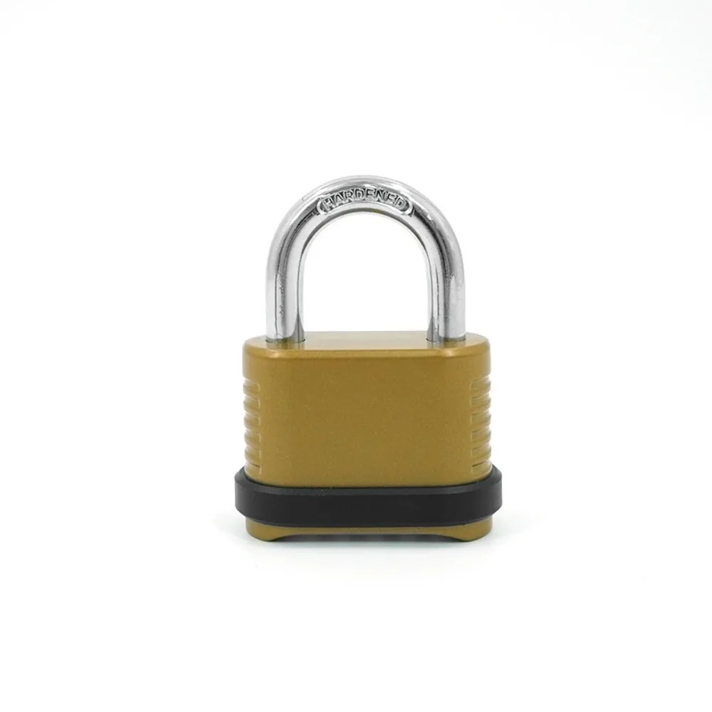 

Stylish Zinc Alloy Heavy Duty Padlock 4-Digit With Password Combination Lock Waterproof Door Lock Dorm