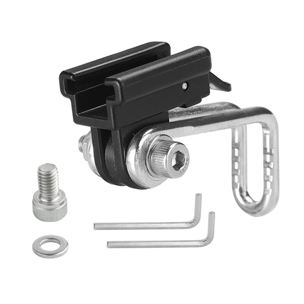 دراجة العلوي قوس شوكة جبل قابل للتعديل الدراجة الجبهة ضوء حامل خفيفة الوزن توفير المساحة الدراجات اكسسوارات أدوات أطقم