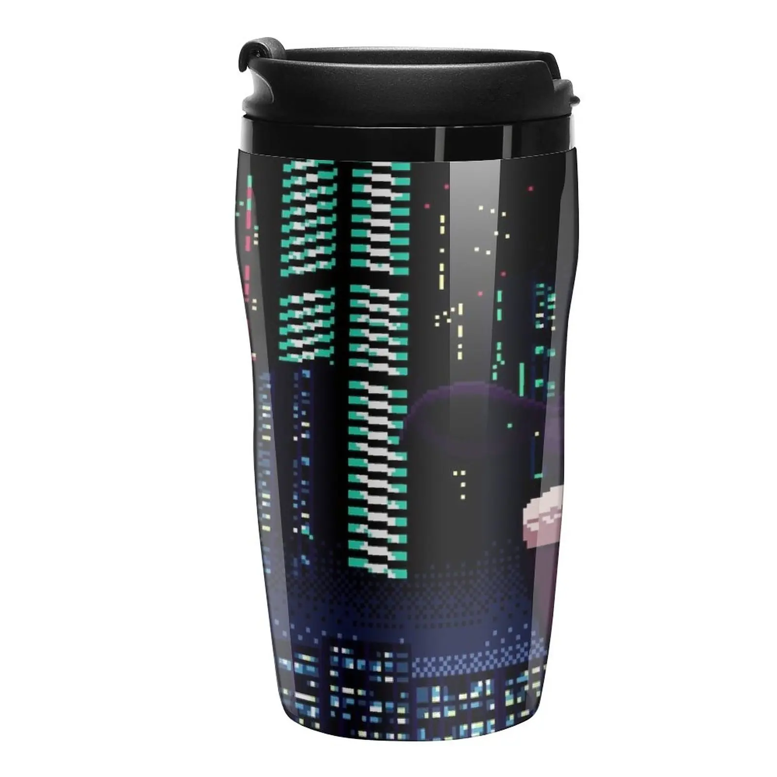 

New Jill Stingray VA-11 HALL-A Glitch City Travel Coffee Mug Cup Coffee Set Unusual Tea Cup