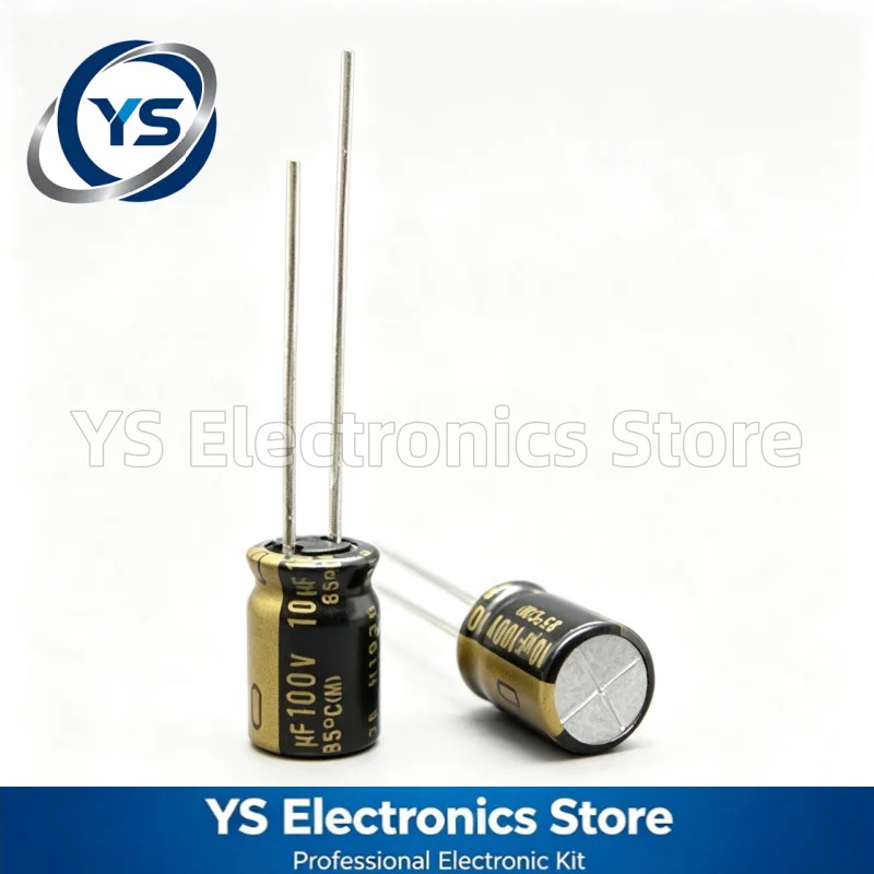 Nichicon MUSE KZ 10UF100V 8x11.5mm UKZ2A100MPM1TA 100V10UF 10UF 100V Hi-Fi Audio Capacitor Copper Feet New and Original