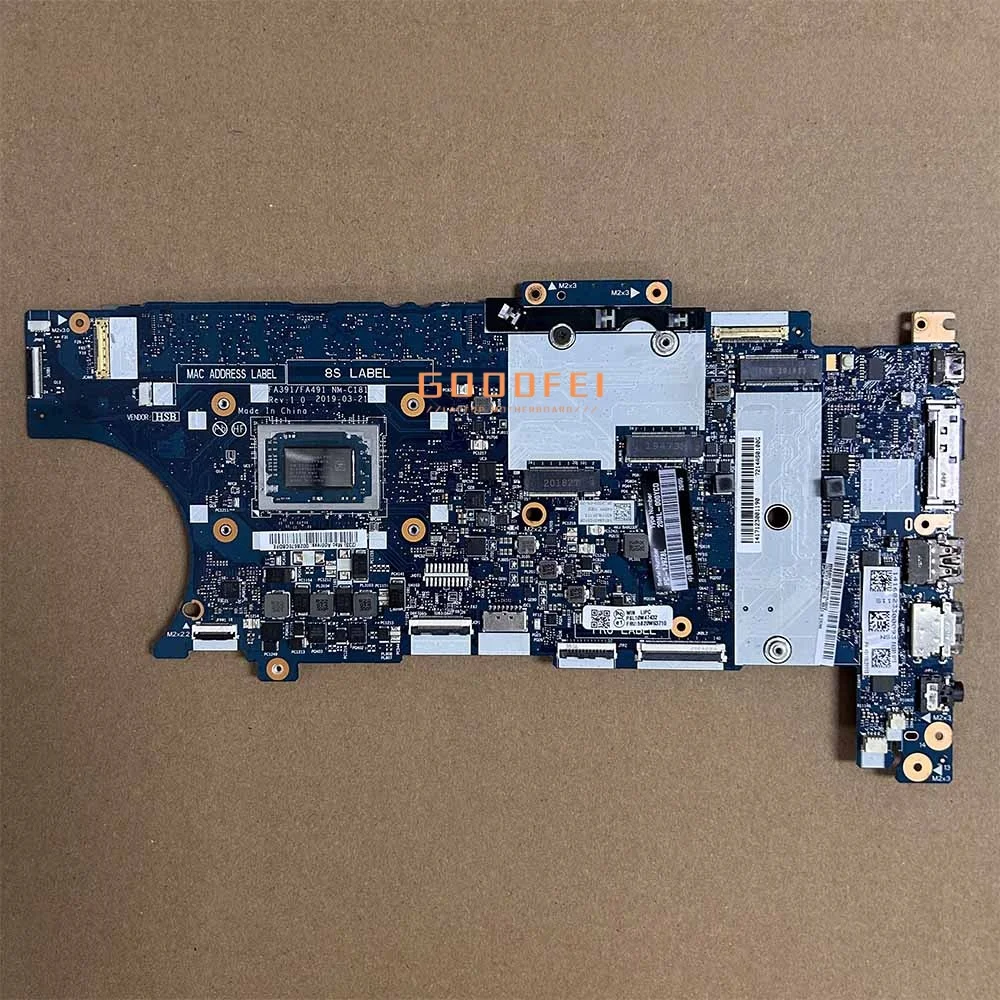 

ThinkPad X395 T495S FA391 FA491 NM-C181 With R7-3700U 8G RAM Laptop Motherboard Notebook Mainboard For Lenovo 5B20W63710