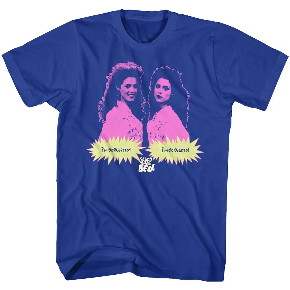 Saved by the Bell Jessie Spano Men's T Shirt I'm So Excited Scared Liz Berkley