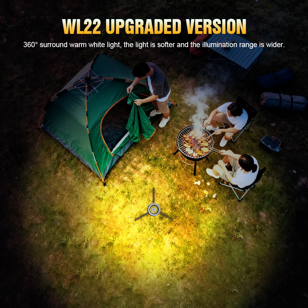 Trustfire WL22-PRO Upgraded Ca - Camping Cooking Tripod ulasan dan harga