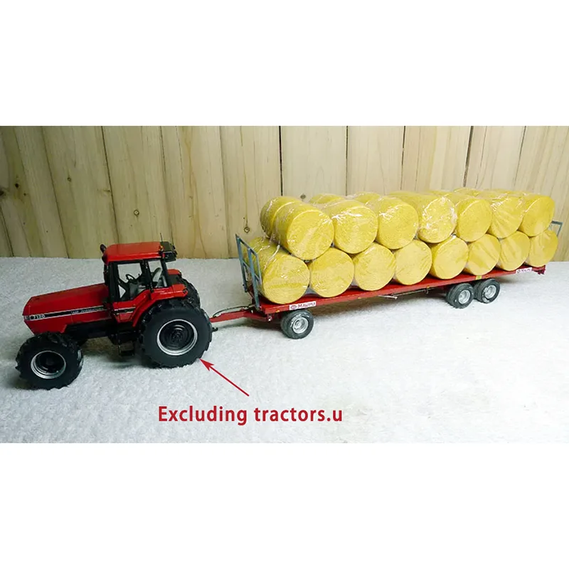 REP Diecast 1/32 Scale MAUPU PLATEAU Truck Trailer Plate Alloy Agricultural Vehicle Model  Collection Gift Static Display