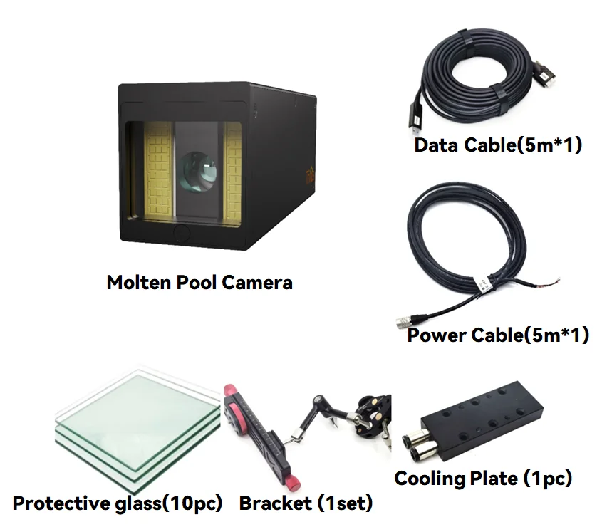 تصنيع مضاف للحماية من القوس، تكامل الروبوتات الحرارية، نظام المراقبة عبر الإنترنت في الوقت الحقيقي، كاميرا لحام حمام السباحة المنصهرة