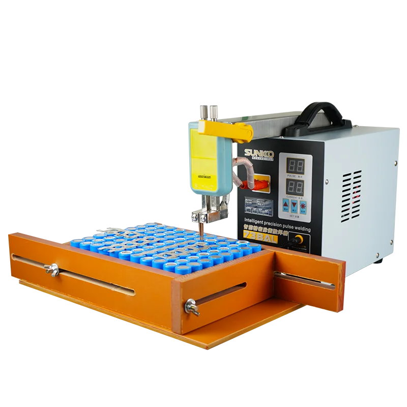 3.6KW SUNKKO 738AL Spot Welding Machine New Upgraded Telescopic Arm Handheld WIth Spot Welding Pens Precision Pulse Spot Welders