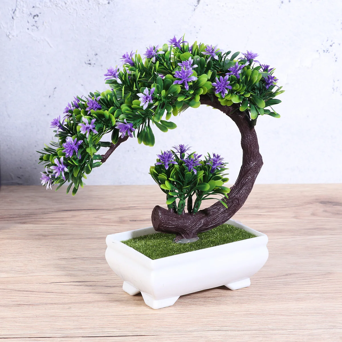 

Artificial Green Potted Plant Home Decoration Supplies Bonsai Modern Flower Pots Planter Plants