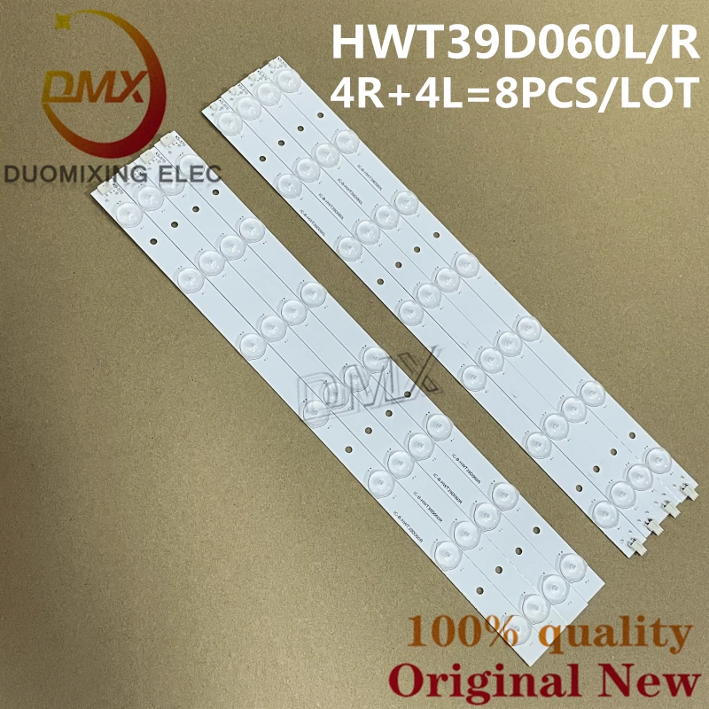 8 PZ/LOTTO Striscia di Retroilluminazione A LED Bar 14 Lampada Per 180-W00-390000H IC-B-HWT39D060L/R IC-B-HWT39D060 V390HJ1-P02 T390HVN01.0