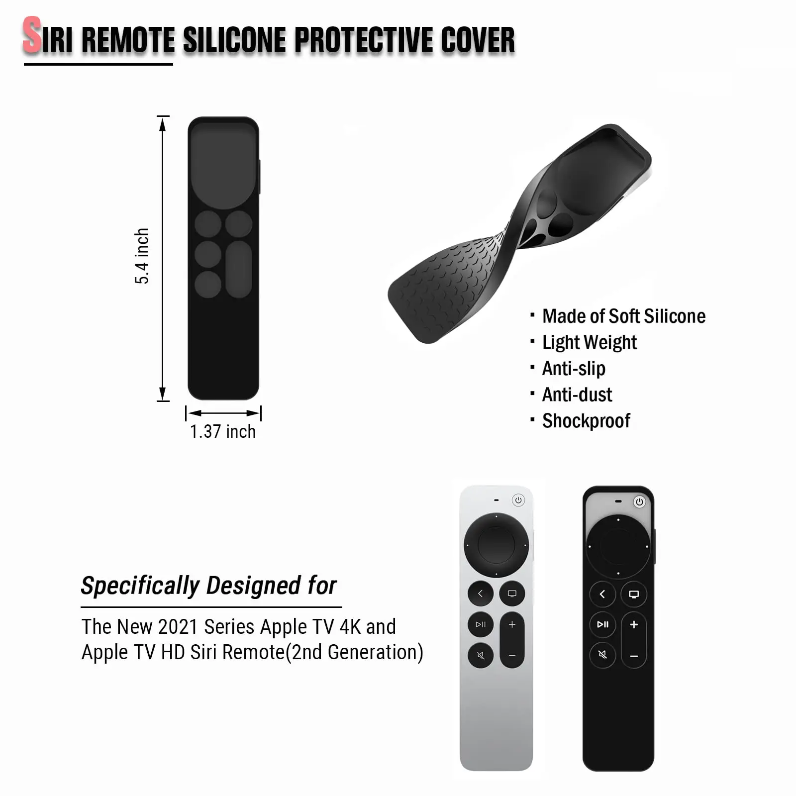 Suitable For Apple TV 4K 2-7 gen set-top box remote control wall mounted storage bracket TV base bracket wall storage bracket