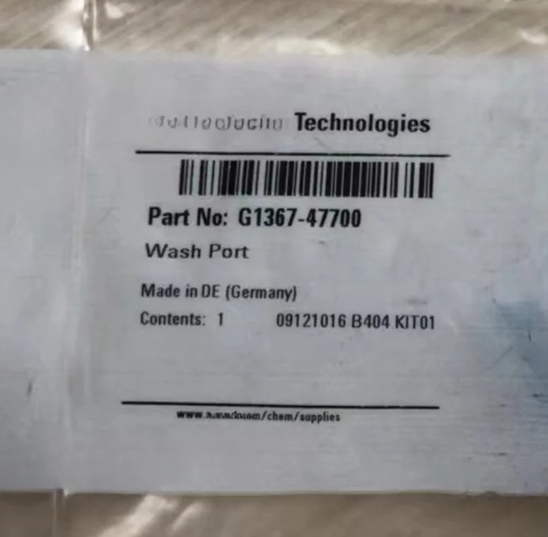 For Agilent G1367-47700 Wash Port For Injector Cleaning Base Brand New 1 Piece