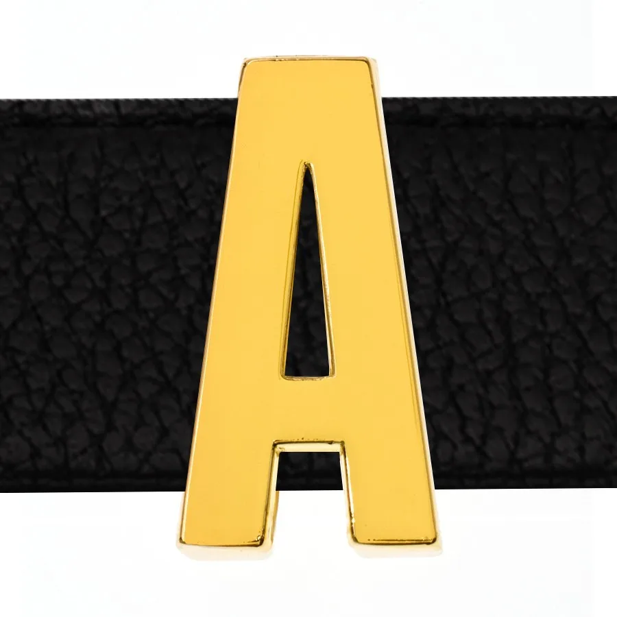 1pc A-Z Polished Plain Golden Color 30mm Slide Letter English Alphabet Fit DIY Wristband Bracelet Pet Collar Jewelry Making