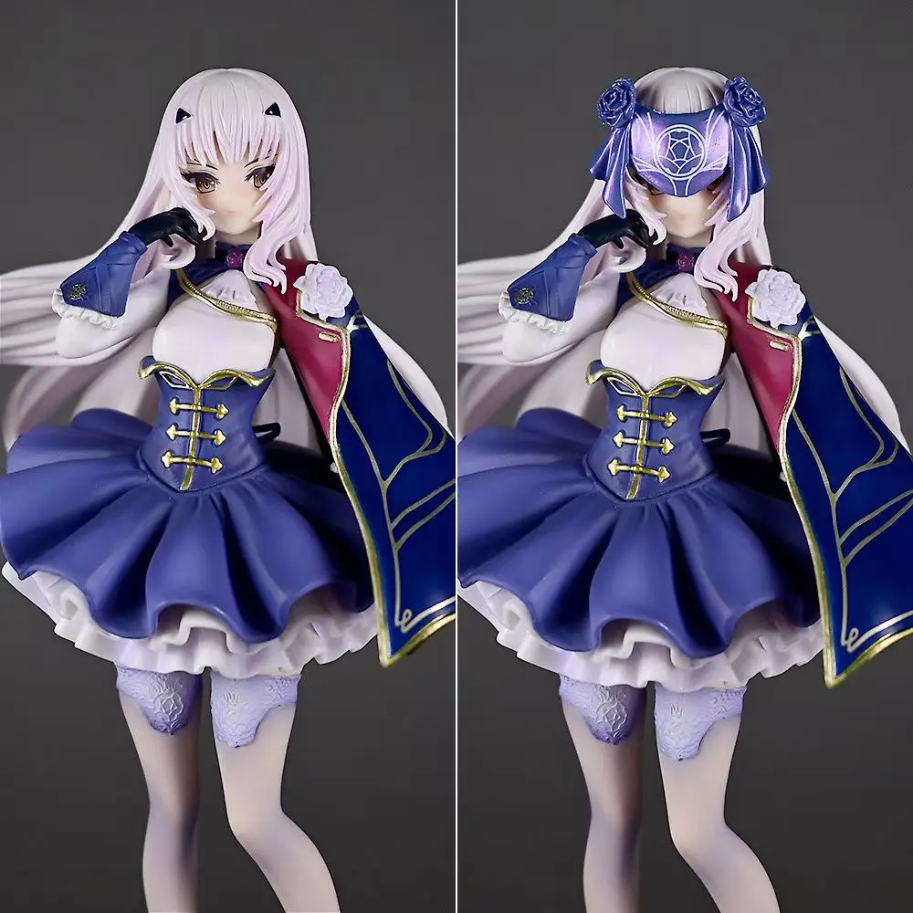 

21.5cm New Fgo Oriental Uniform, Fairy Blue Magnetic Headpiece Fairy Knight Meliuzina Fate Figure Model Ornament Gift