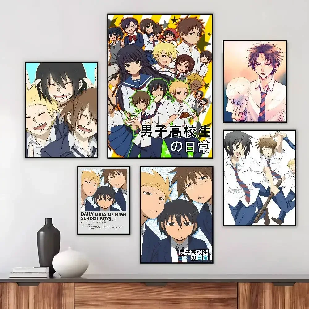 Daily Lives of high school boys poster art HD canvas advanced aesthetic Printing Paper Wall Art for Living Room Home Decor