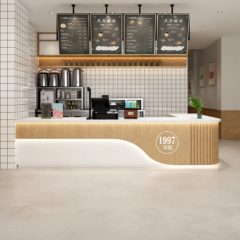 

Магазин чая с молоком, барная стойка, десертный торт, фруктовый магазин, угловая интегрированная касса, стол для кафе, тренажерный зал, стойка регистрации