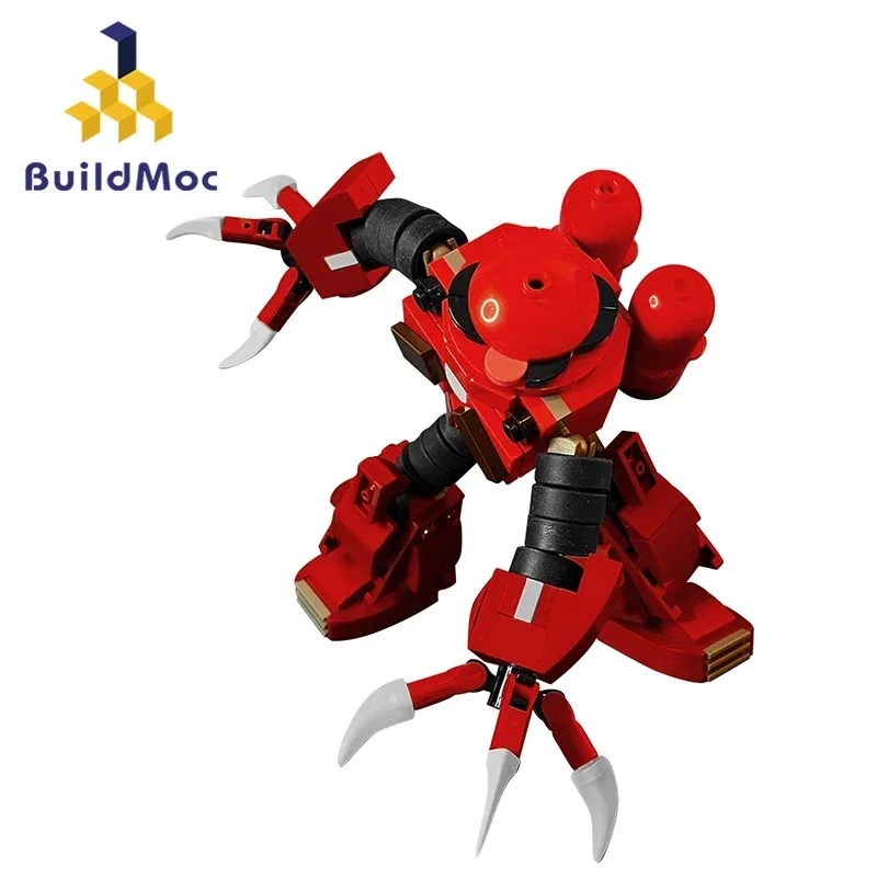 

BuildMoc MSM-07S Z'Gok робот, набор строительных блоков, командир меча, солдаты, федеральные армейские блоки, игрушка «сделай сам» для детей, подарок на день рождения