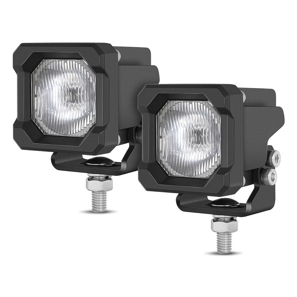 

Для 2019-2025 Ram 1500 Double Crew Cab 2-дюймовые светодиодные стручки Spot Flood Широкий угол Квадратный куб Светильники Грузовик Кровать Carge Light